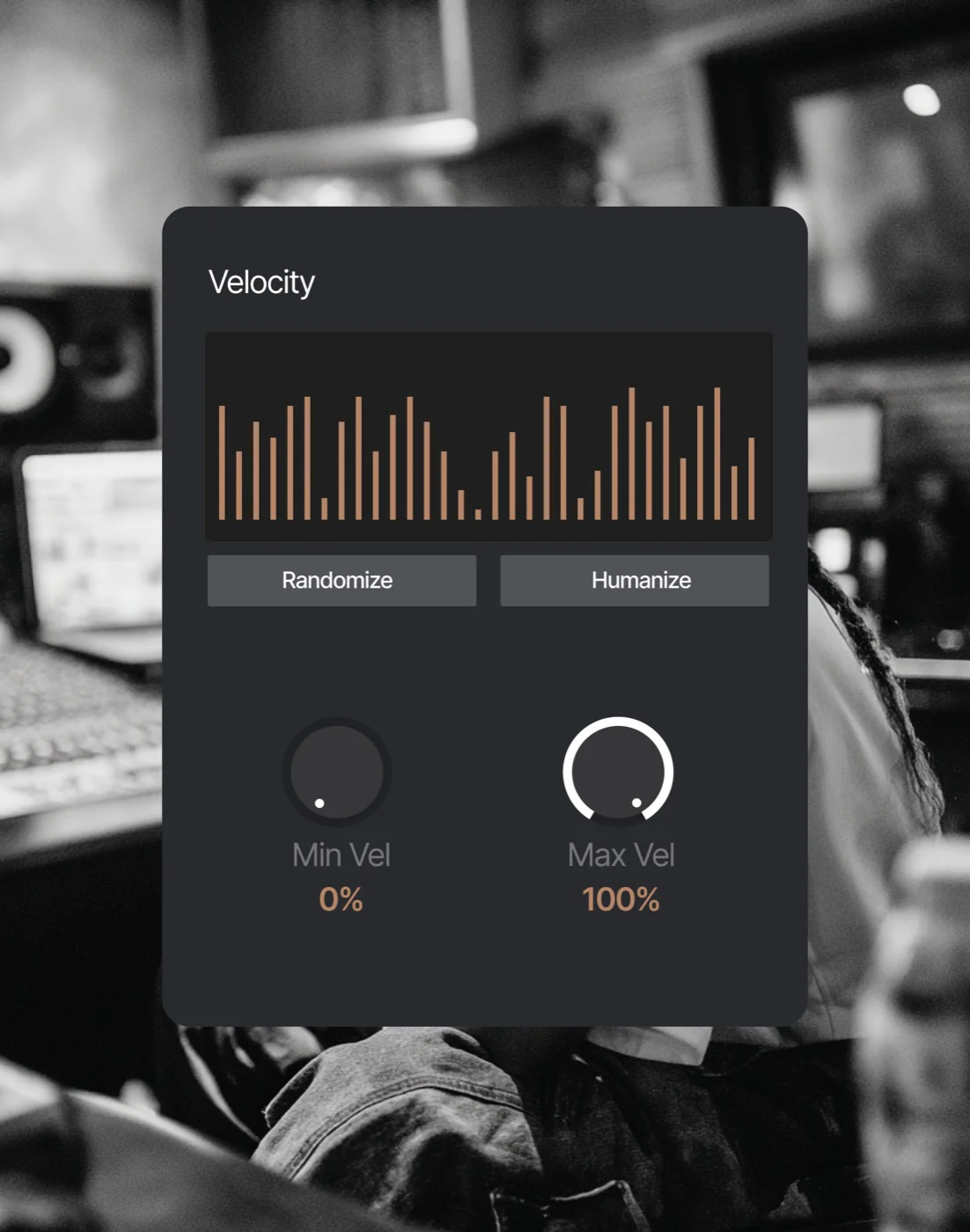 Per-hit dynamics controls