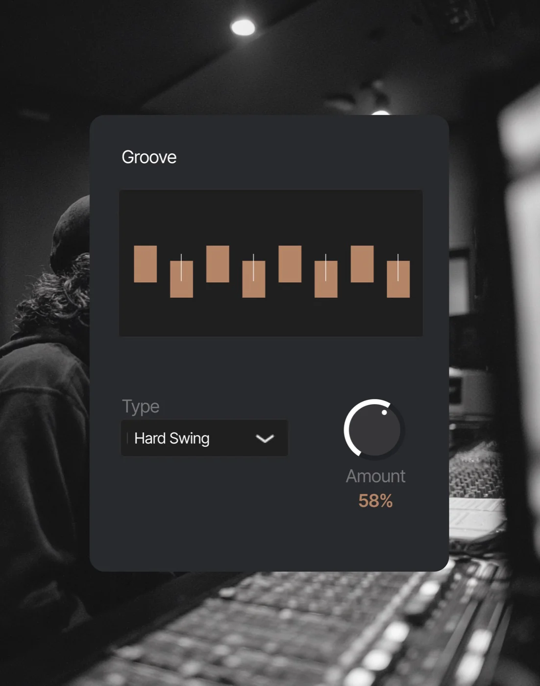 Groove and swing controls