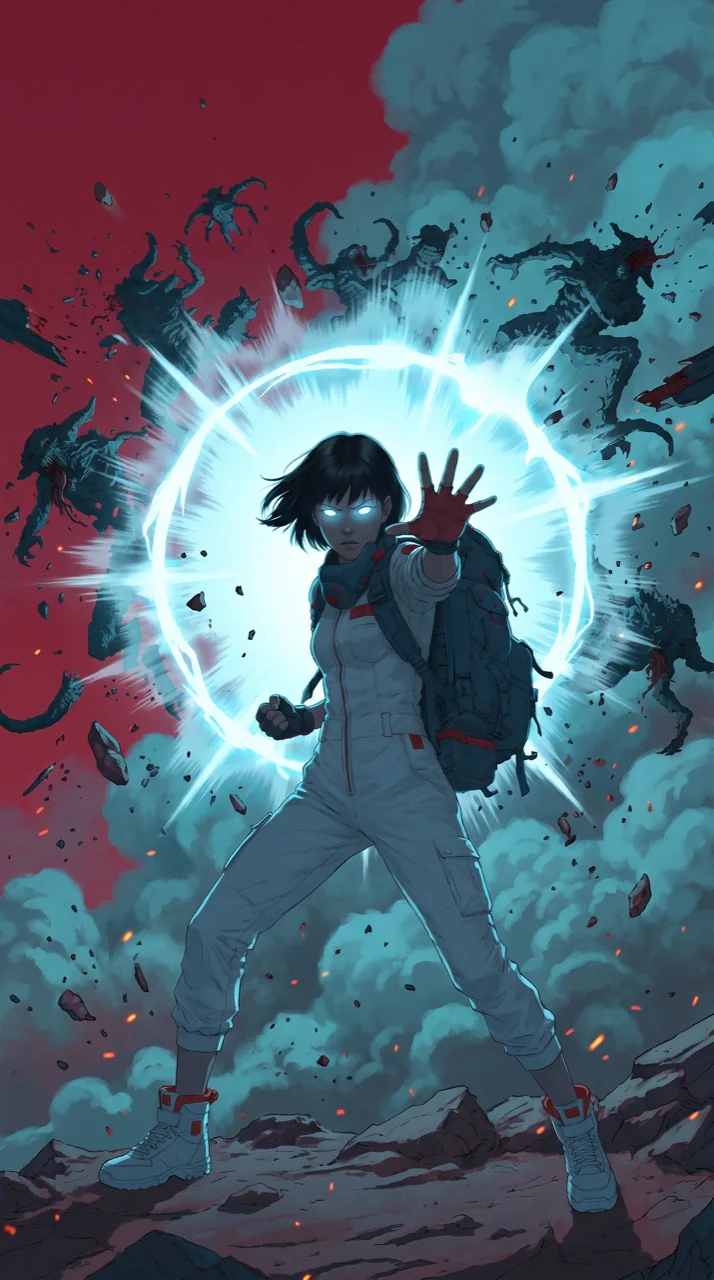 Psychic shockwave cinematic artwork